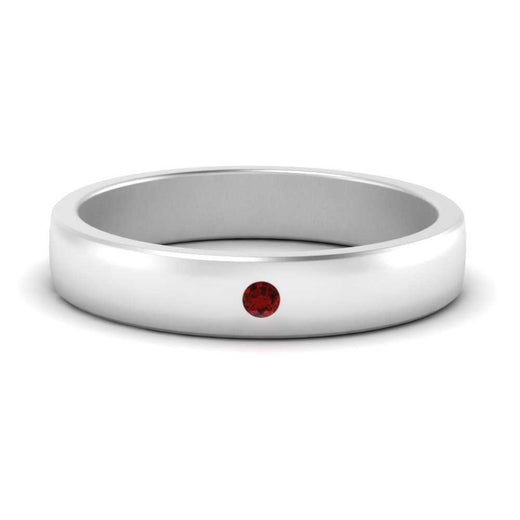 Round Diamond Classic Mens Band