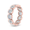 Load image into Gallery viewer, 4.80-carat-eternity-ring-bezel-diamond-in-rose-gold-FDEWB10558-0.40CTANGLE3-NL-RG