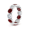Load image into Gallery viewer, 4.80-carat-eternity-ring-bezel-ruby-in-white-gold-FDEWB10558-0.40CTGRUDRANGLE3-NL-WG