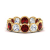 Load image into Gallery viewer, 4.80-carat-eternity-ring-bezel-ruby-in-yellow-gold-FDEWB10558-0.40CTGRUDRANGLE3-NL-YG