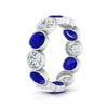 Load image into Gallery viewer, 4.80-carat-eternity-ring-bezel-sapphire-in-white-gold-FDEWB10558-0.40CTGSABLANGLE3-NL-WG