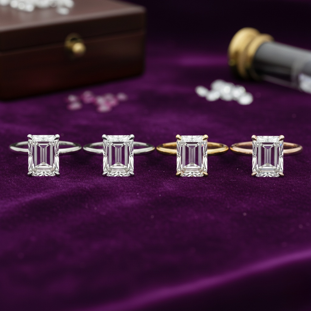Best Metal Choices for Emerald Cut Settings