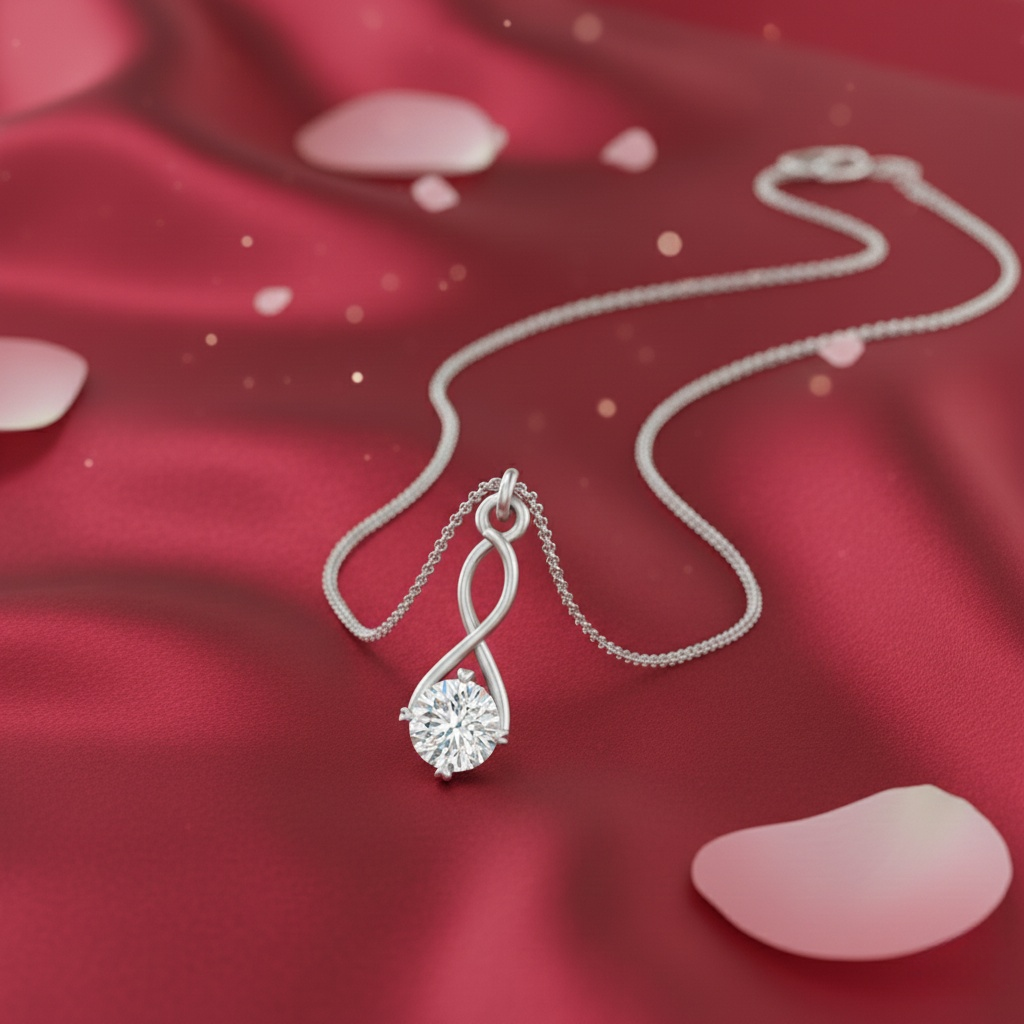 Diamond Pendant Necklace, Romantic and Meaningful