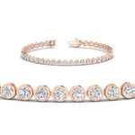 Load image into Gallery viewer, 5.50 Carat Diamond Bezel Set Tennis Bracelet
