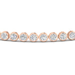 Load image into Gallery viewer, 5.50 Carat Diamond Bezel Set Tennis Bracelet
