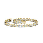 Load image into Gallery viewer, 5.50 Carat Diamond Bezel Set Tennis Bracelet

