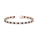 Load image into Gallery viewer, 5-50-carat-diamond-bezel-set-tennis-bracelet
