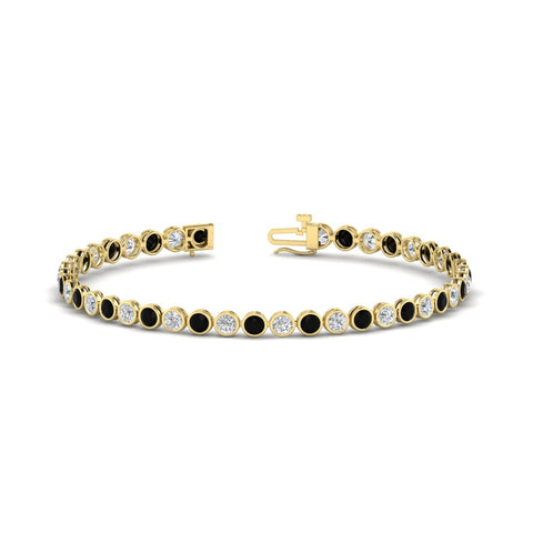 5.50 Carat Diamond Bezel Set Tennis Bracelet