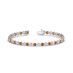 Load image into Gallery viewer, 5.50 Carat Diamond Bezel Set Tennis Bracelet
