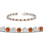 Load image into Gallery viewer, 5.50 Carat Diamond Bezel Set Tennis Bracelet
