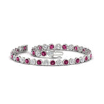 Load image into Gallery viewer, 5.50 Carat Diamond Bezel Set Tennis Bracelet
