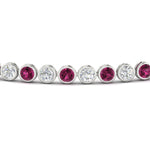 Load image into Gallery viewer, 5.50 Carat Diamond Bezel Set Tennis Bracelet
