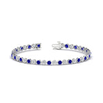 Load image into Gallery viewer, 5.50 Carat Diamond Bezel Set Tennis Bracelet
