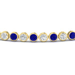 Load image into Gallery viewer, 5.50 Carat Diamond Bezel Set Tennis Bracelet
