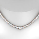 Load image into Gallery viewer, 5-carat-adorable-tennis-diamond-necklace-set-in-FDNK11299RO-ANGLE1-5.00CT-NL-RG