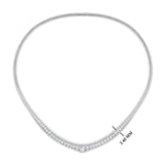 Load image into Gallery viewer, 5-carat-adorable-tennis-diamond-necklace-set-in-FDNK11299RO-ANGLE1-5.00CT-NL-WG