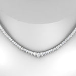 Load image into Gallery viewer, 5-carat-adorable-tennis-diamond-necklace-set-in-FDNK11299RO-ANGLE1-5.00CT-NL-WG