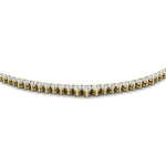 Load image into Gallery viewer, 5-carat-adorable-tennis-diamond-necklace-set-in-FDNK11299RO-ANGLE1-5.00CT-NL-YG