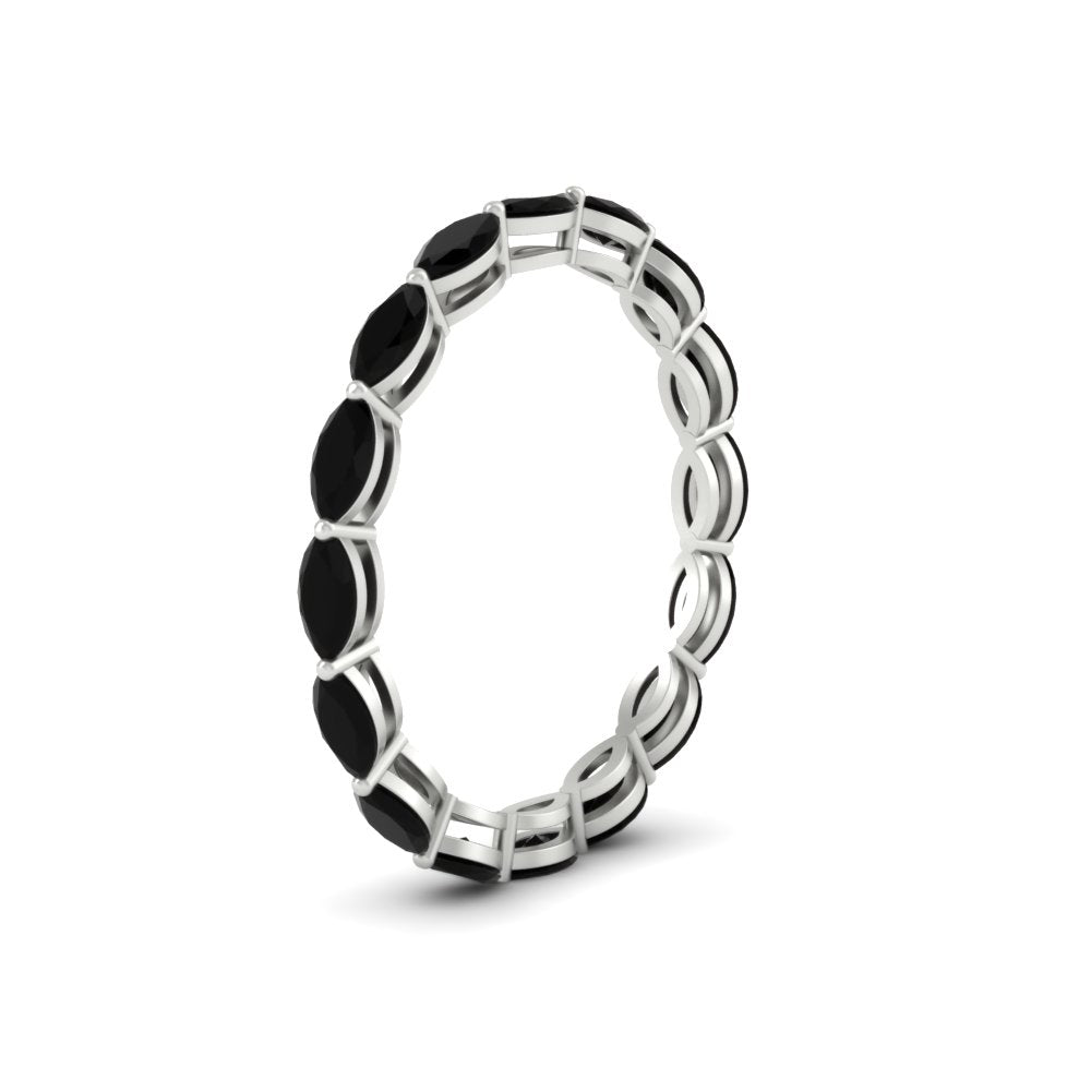 5-carat-anniversary-east-west-black-onyx-wedding-ring-in-white-gold-FDEWB8868MQGBLACKANGLE2-5.00CT-NL-WG