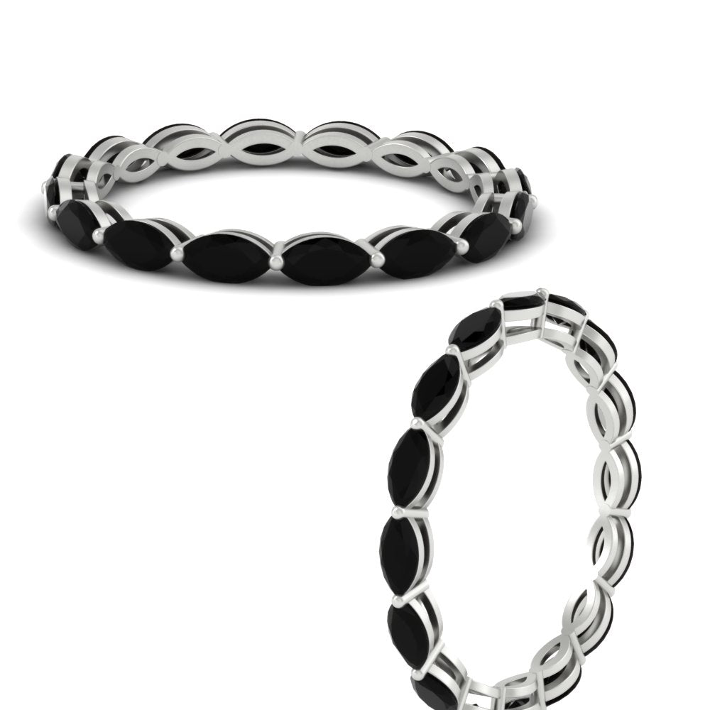 5-carat-anniversary-east-west-black-onyx-wedding-ring-in-white-gold-FDEWB8868MQGBLACKANGLE3-5.00CT-NL-WG