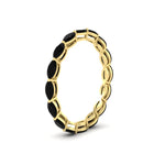 Load image into Gallery viewer, 5-carat-anniversary-east-west-black-onyx-wedding-ring-in-yellow-gold-FDEWB8868MQGBLACKANGLE2-5.00CT-NL-YG