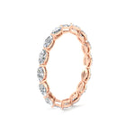 Load image into Gallery viewer, 5-carat-anniversary-east-west-diamond-wedding-ring-in-rose-gold-FDEWB8868MQANGLE2-5.00CT-NL-RG