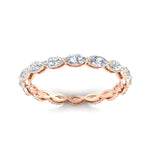 Load image into Gallery viewer, 5-carat-anniversary-east-west-diamond-wedding-ring-in-rose-gold-FDEWB8868MQANGLE5-5.00CT-NL-RG