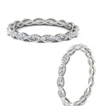 Load image into Gallery viewer, 5-carat-anniversary-east-west-diamond-wedding-ring-in-white-gold-FDEWB8868MQANGLE3-5.00CT-NL-WG