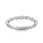 Load image into Gallery viewer, 5-carat-anniversary-east-west-diamond-wedding-ring-in-white-gold-FDEWB8868MQANGLE5-5.00CT-NL-WG