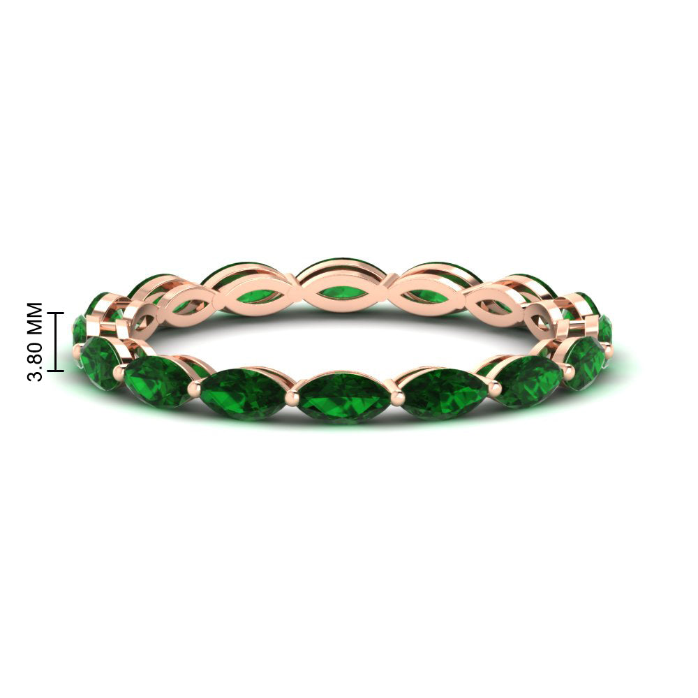 5-carat-anniversary-east-west-emerald-wedding-ring-in-rose-gold-FDEWB8868MQGEMGR-5.00CT-NL-RG-HW
