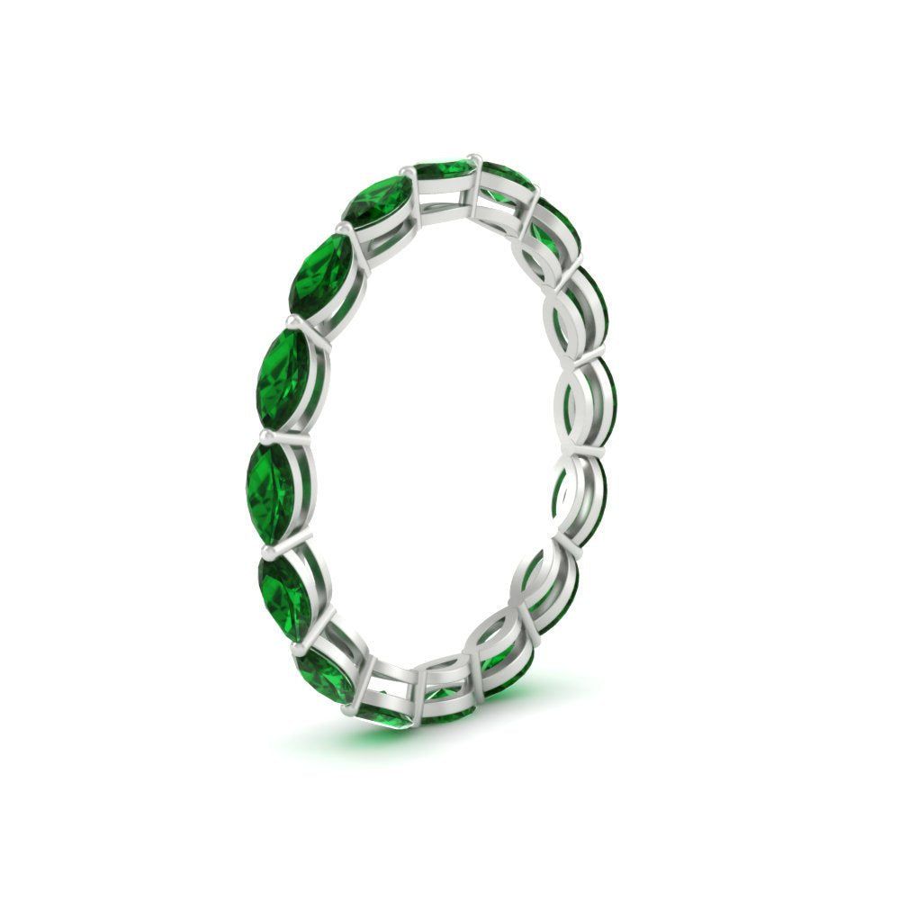 5-carat-anniversary-east-west-emerald-wedding-ring-in-white-gold-FDEWB8868MQGEMGRANGLE2-5.00CT-NL-WG