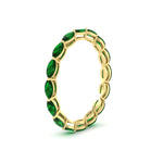 Load image into Gallery viewer, 5-carat-anniversary-east-west-emerald-wedding-ring-in-yellow-gold-FDEWB8868MQGEMGRANGLE2-5.00CT-NL-YG