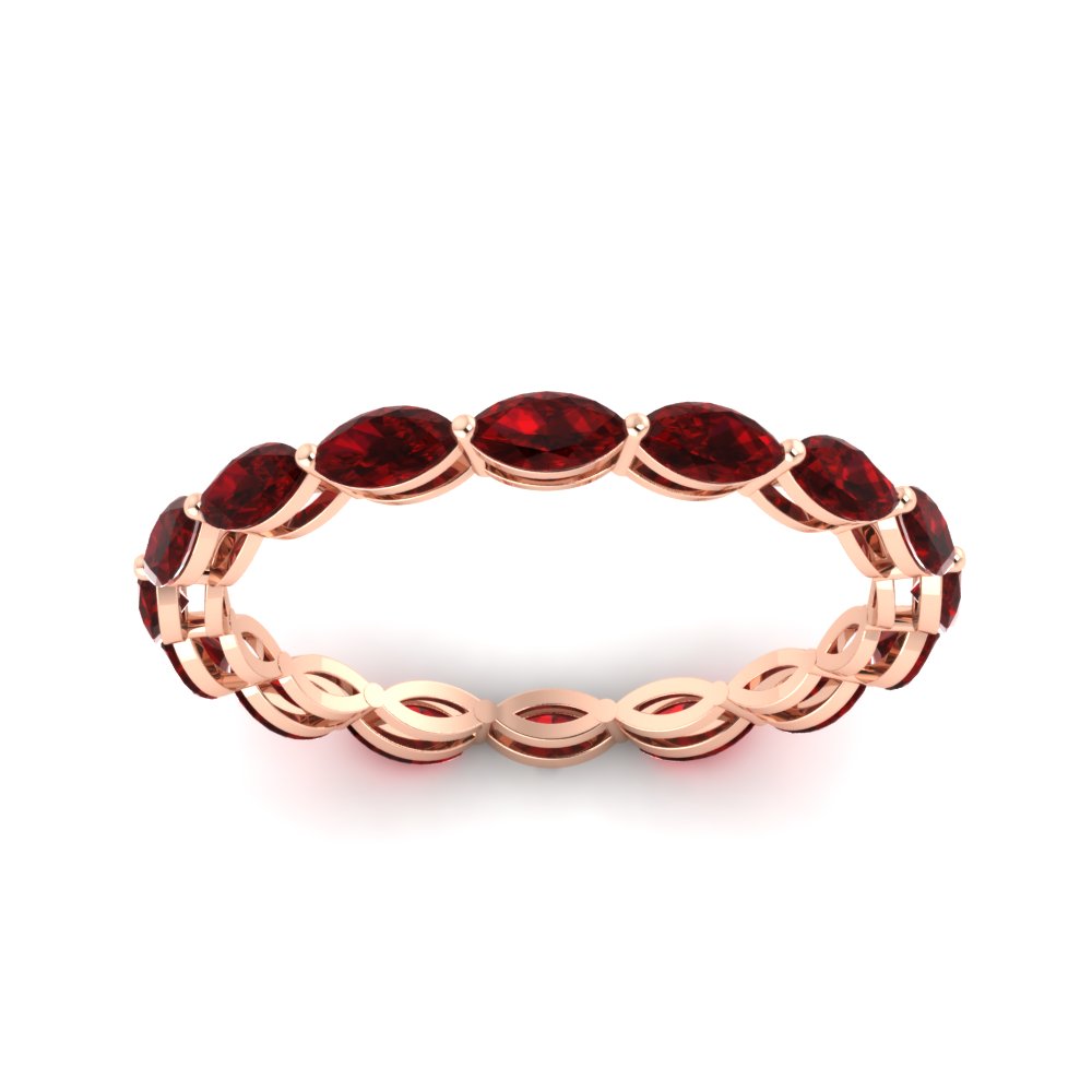 5-carat-anniversary-east-west-ruby-wedding-ring-in-rose-gold-FDEWB8868MQGRUDRANGLE5-5.00CT-NL-RG