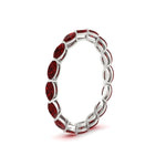 Load image into Gallery viewer, 5-carat-anniversary-east-west-ruby-wedding-ring-in-white-gold-FDEWB8868MQGRUDRANGLE2-5.00CT-NL-WG