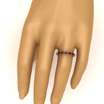 Load image into Gallery viewer, 5-carat-anniversary-east-west-ruby-wedding-ring-in-white-gold-FDEWB8868MQGRUDRHAND-5.00CT-NL-WG