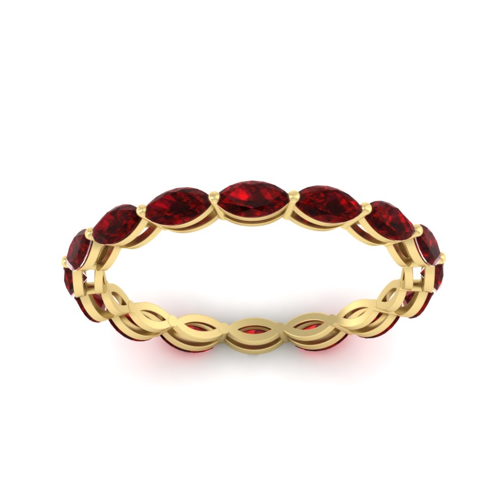 5-carat-anniversary-east-west-ruby-wedding-ring-in-yellow-gold-FDEWB8868MQGRUDRANGLE5-5.00CT-NL-YG