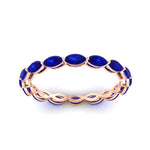 Load image into Gallery viewer, 5-carat-anniversary-east-west-sapphire-wedding-ring-in-rose-gold-FDEWB8868MQGSABLANGLE5-5.00CT-NL-RG