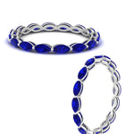 Load image into Gallery viewer, 5-carat-anniversary-east-west-sapphire-wedding-ring-in-white-gold-FDEWB8868MQGSABLANGLE3-5.00CT-NL-WG