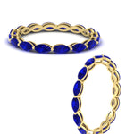 Load image into Gallery viewer, 5-carat-anniversary-east-west-sapphire-wedding-ring-in-yellow-gold-FDEWB8868MQGSABLANGLE3-5.00CT-NL-YG