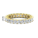 Load image into Gallery viewer, 5-carat-asscher-cut-eternity-diamond-wedding-band-in-yellow-gold-fdewb8321-as-5-00-ct-nl-yg-hw
