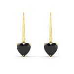 Load image into Gallery viewer, 5-carat-black-diamond-heart-shape-stud-dangle-earrings-in-yellow-gold-fdear11236htgblackangle2-5.00ct-nl-yg.jpg?v=1768537549