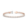 Load image into Gallery viewer, 5-carat-classic-teardrop-link-east-west-diamond-bracelet-in-rose-gold-FDBRCPE10581-5.00CT-NL-RG-hw.jpg?v=1776842248