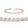 Load image into Gallery viewer, 5-carat-classic-teardrop-link-east-west-diamond-bracelet-in-rose-gold-FDBRCPE10581ANGLE2-5.00CT-NL-RG.jpg?v=1776842248