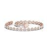 Load image into Gallery viewer, 5-carat-classic-teardrop-link-east-west-diamond-bracelet-in-rose-gold-FDBRCPE10581ANGLE4-5.00CT-NL-RG.jpg?v=1776842248