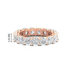 Load image into Gallery viewer, 5-carat-cushion-cut-diamond-eternity-wedding-ring-in-rose-gold-FDEWB9296CU-5.00CT-NL-RG-HW