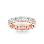 Load image into Gallery viewer, 5-carat-cushion-cut-diamond-eternity-wedding-ring-in-rose-gold-FDEWB9296CUANGLE5-5.00CT-NL-RG
