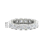 Load image into Gallery viewer, 5-carat-cushion-cut-diamond-eternity-wedding-ring-in-white-gold-FDEWB9296CU-5.00CT-NL-WG-HW
