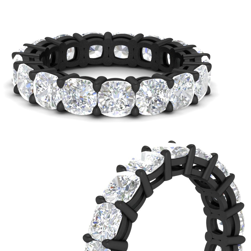 5-carat-cushion-shaped-diamond-eternity-wedding-ring-in-black-gold-FDEWB9296CUANGLE-3-5.00CT-NL-BG