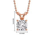 Load image into Gallery viewer, Cushion Cut Solitaire Pendant
