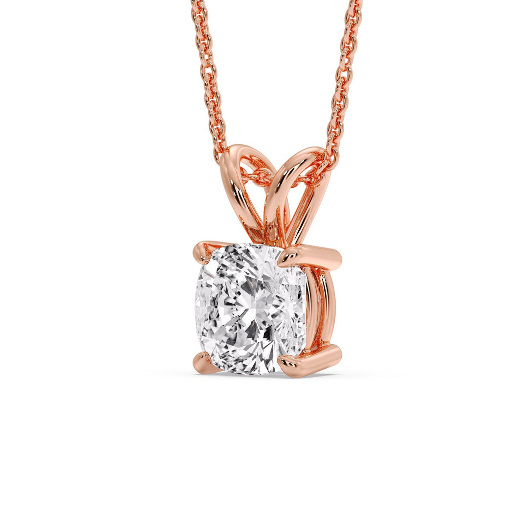 Cushion Cut Solitaire Pendant